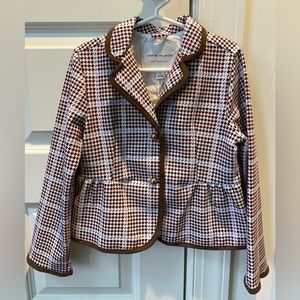 Janie and Jack NWT Equestrian Plaid Blazer | Size 6